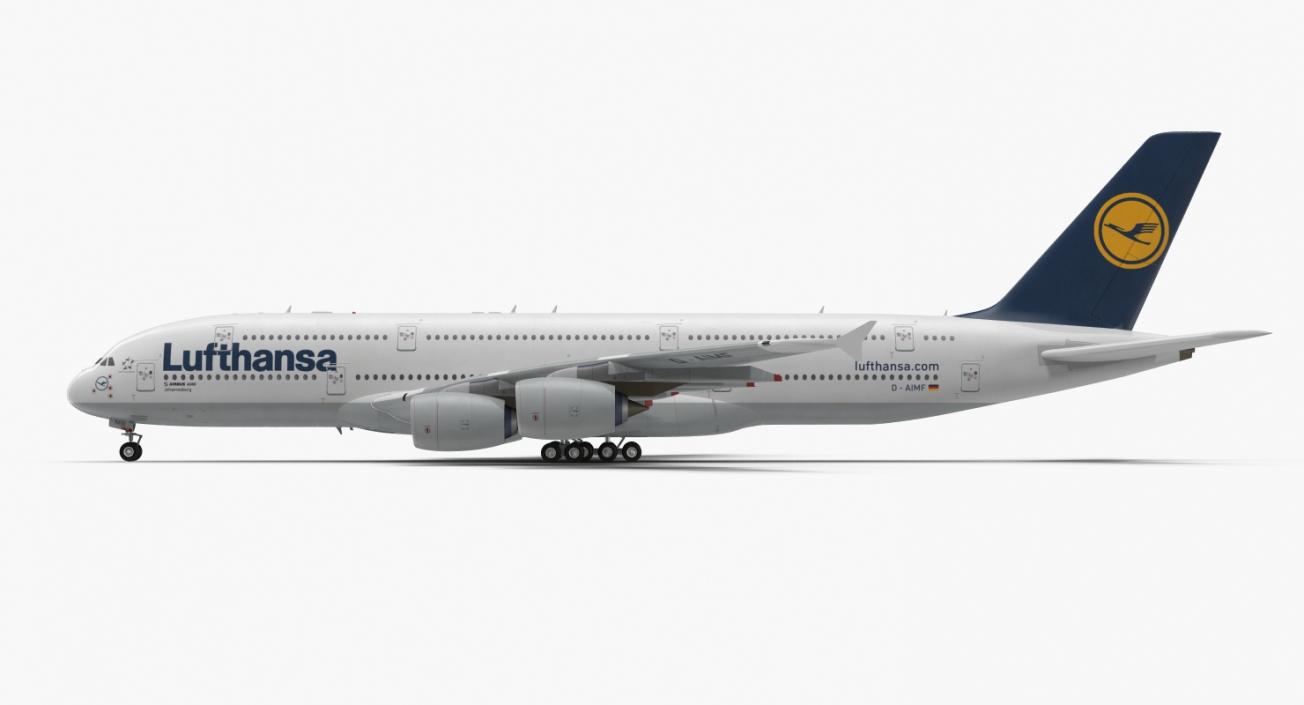 Airbus A380-1000 Air France 3D